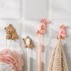 Wall-mounted Bunny Toothbrush Holder Cartoon Sundries Storage Rack  Bathroom