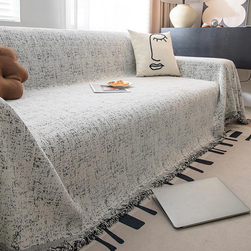 Полотенце для дивана из синели, универсальный чехол для дивана Four Seasons, пылезащитный чехол для гостиной, прямой ряд, цельный тканевый чехол