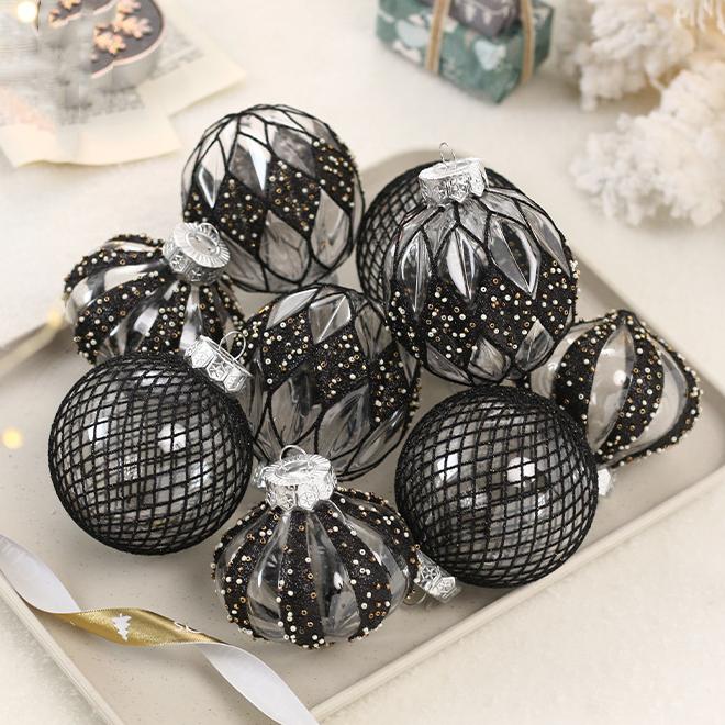 9 шт., рождественские шары, украшения для рождественской елки-елочные украшения, большой подвесной шар для праздничной свадьбы, вечеринки