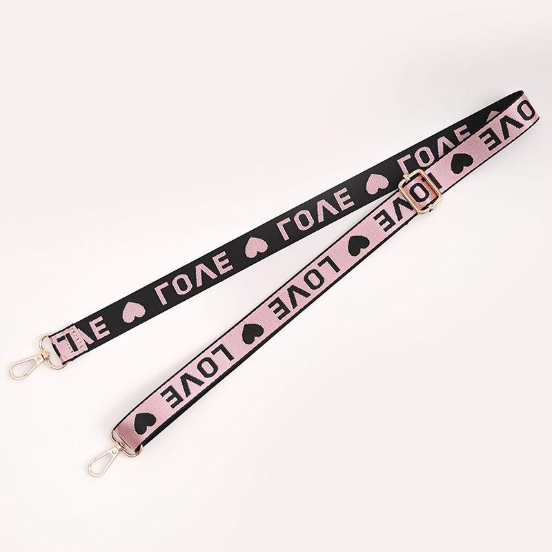 Hot-selling New Women's Universal Multi-function Adjustable Shoulder Strap Letter Printing Bag Replacement Shoulder Strap