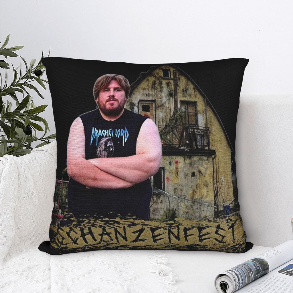 Смешные наволочки Drachenlord Аксессуары Печать Наволочка Декоративная Наволочка для Подушки-Пледа Домашняя Разные Размеры