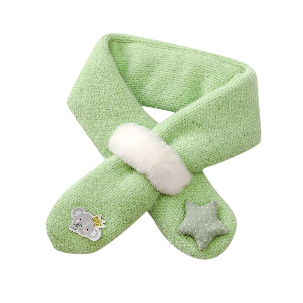 Детский зимний милый шарф, теплый шарф, утеплитель для шеи для малышей, мальчиков и девочек