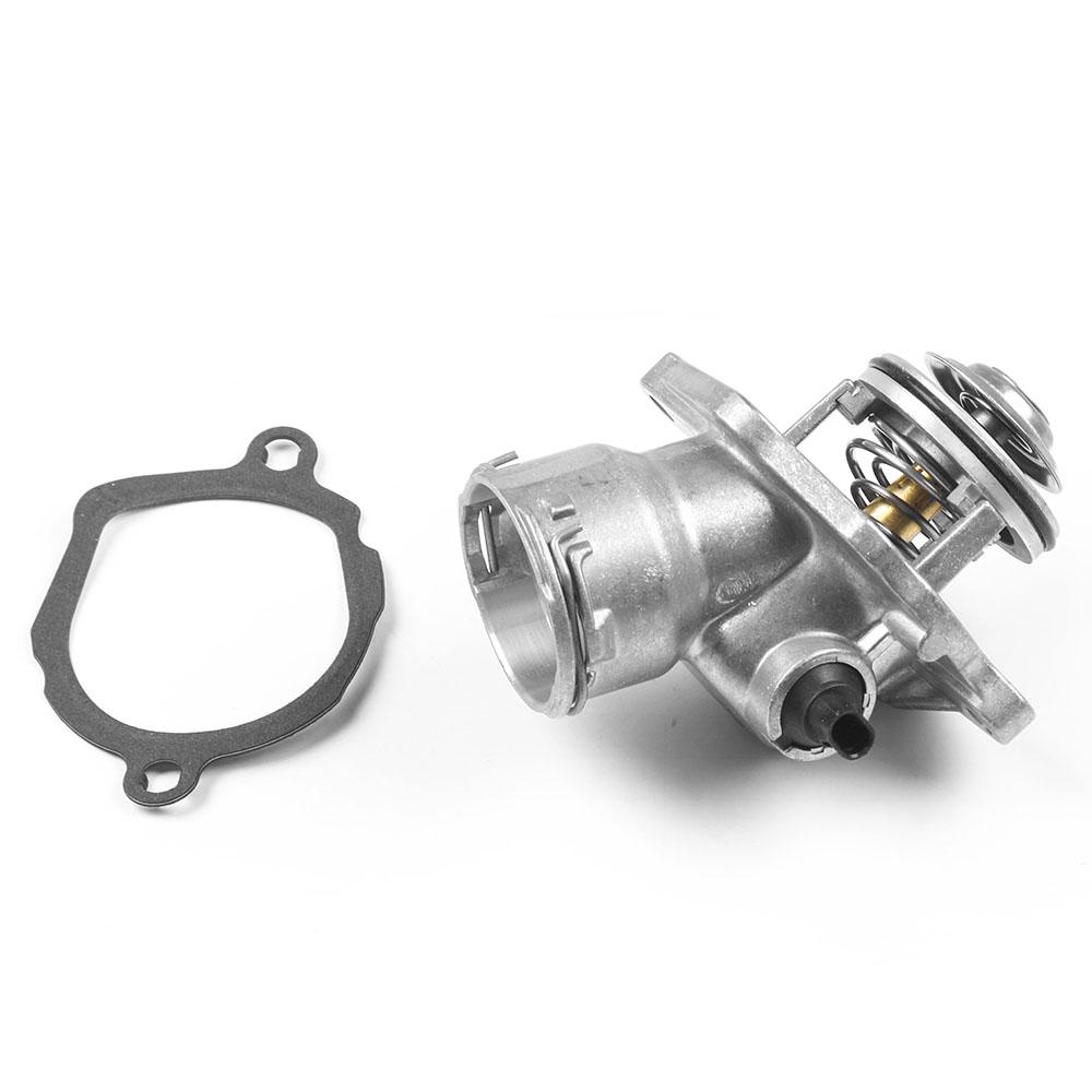 Высококачественный термостат охлаждающей жидкости двигателя в сборе с датчиком 2722000115 для Mercedes C300 C350 E350 ML350