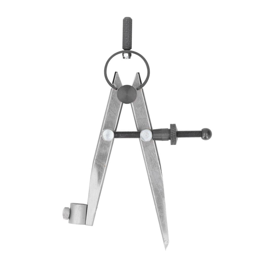 Flat Leg Spring Caliper Carbon Steel Spring Divider Multipurpose Scribing Tool for Woodworking