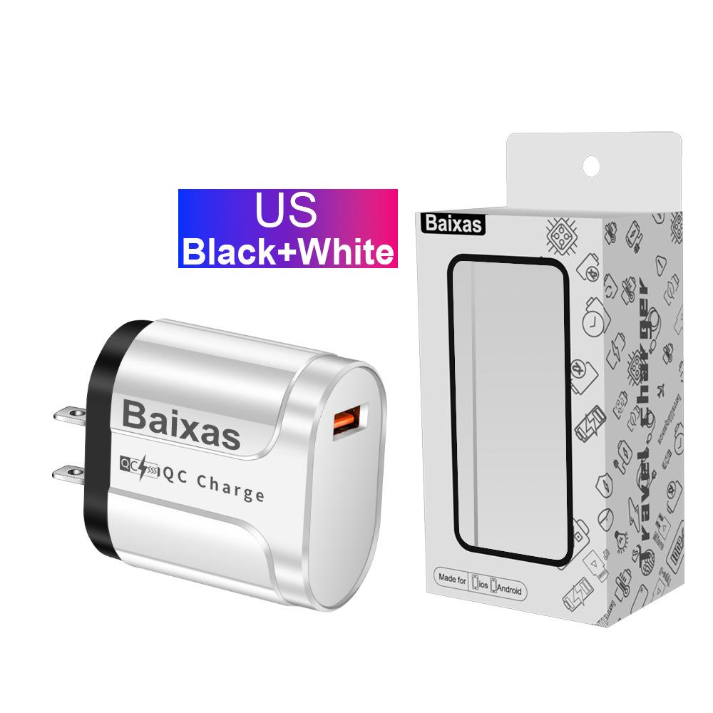 Европейский стандартный 4-портовый USB-зарядное устройство для путешествий 5 В/2,4 А