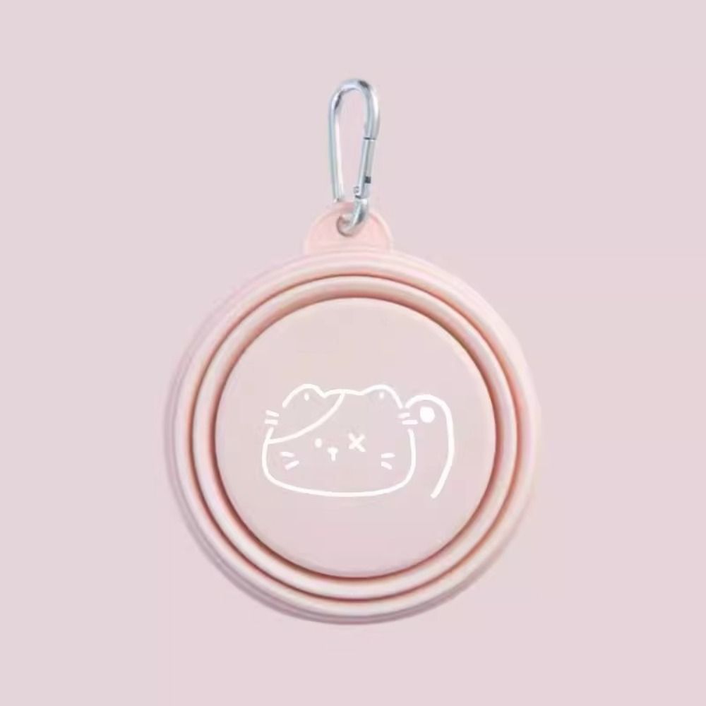 350 мл Контейнер для воды и корма для щенков Складная миска-кормушка Многоцелевые товары для домашних животных Собака