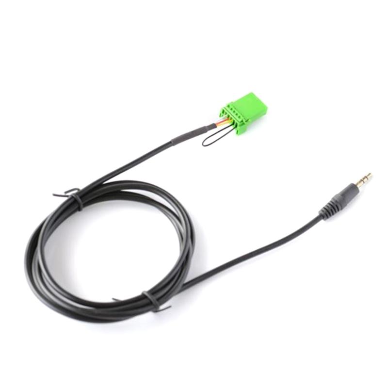 Автомобильный линейный адаптер Aux, разъем 3,5 мм, разъем Aux аудиокабеля, 6-контактный разъем для джаза 2002-2006 гг.