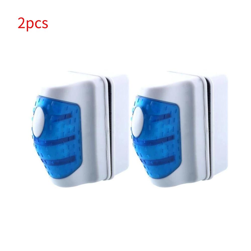 Magnetic Brush With Scraper Practical Floating Aquarium Fish Tank Ultra Glass Algae Curve Cleaner Window Algae Scraper Brush