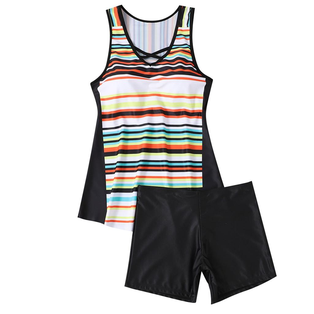 Женский сексуальный приталенный купальник с принтом на слинге и раздельном бикини плюс размер купальника (Два куска)