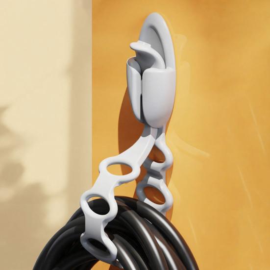 Рождественский держатель для гирлянды, самоклеящийся, для каминной полки, камина, входной двери, венок, держатель для чулка, стяжка, многофункциональный силиконовый крючок-ремень