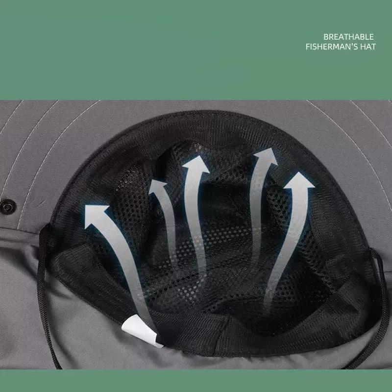 Летние солнцезащитные шляпы с защитой от ультрафиолета, уличная кепка для охоты и рыбалки для мужчин и женщин, походная шапка с козырьком, шляпа-ведро с клапаном на шее, рыбацкая шляпа
