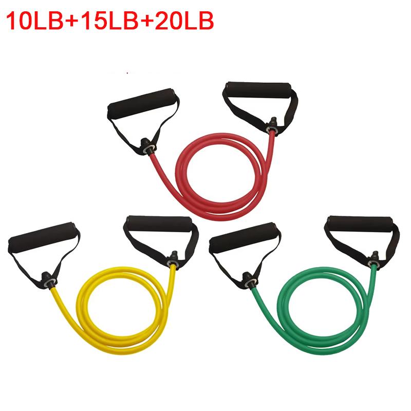 5 уровней эспандеров с ручками, йога, канат, эластичная фитнес-труба, лента для домашних тренировок, силовые тренировки