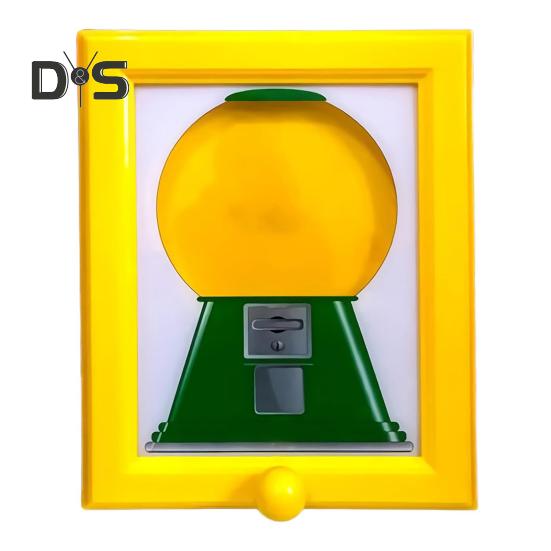 Диспенсер для конфет Мини-машина для жевательной резинки в рамке для детей и взрослых Настольный диспенсер для конфет, орехов, лакомств для собак и кошек