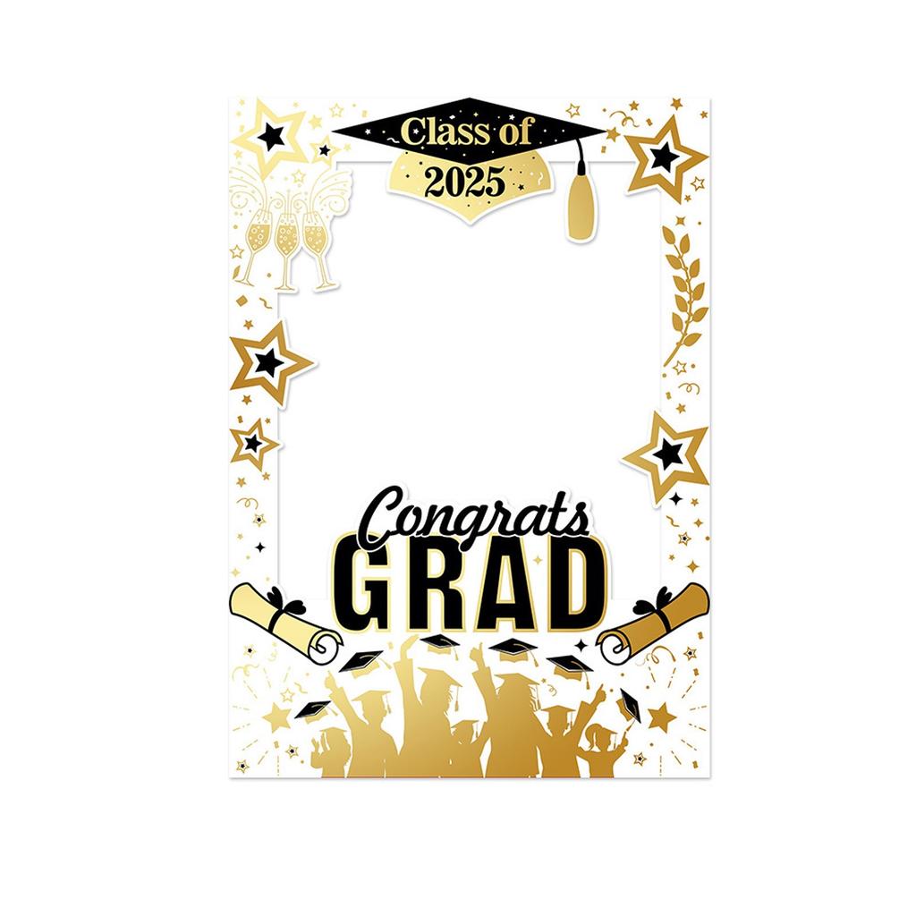 2025 Graduation Season Decoration Paper Photo Frame Photography Props Graduation Celebration Party Supplies
