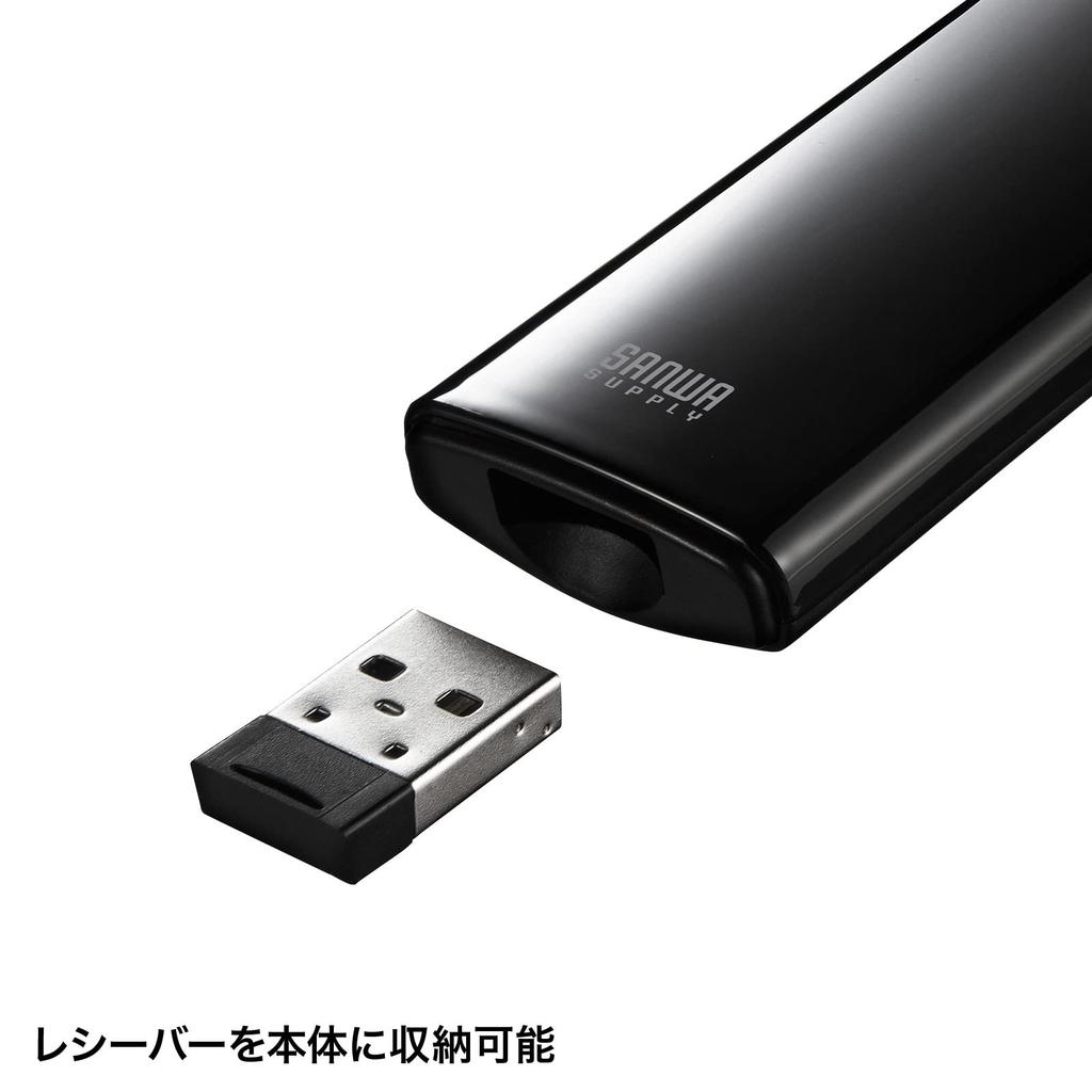 Sanwa Supply Presentation Mouse with Timer MA-WPR14BKN