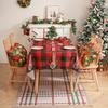 Amazon Popular Japanese-Style Striped Linen Tablecloth Tables And Chairs Simple Plain Tassel Atmosphere Decorative Cloth Dining Table