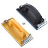 Portable Hand Sander with Handle Manual Sandpaper Holder Lightweight Hand Sanding Block for Wood Drywall Metal Polishing