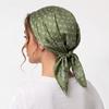 Square Scarf Female Hijab Headscarf Bandana Handkerchief Silk Scarves Woman Luxury Windproof Turban Headband Retro Bohemian