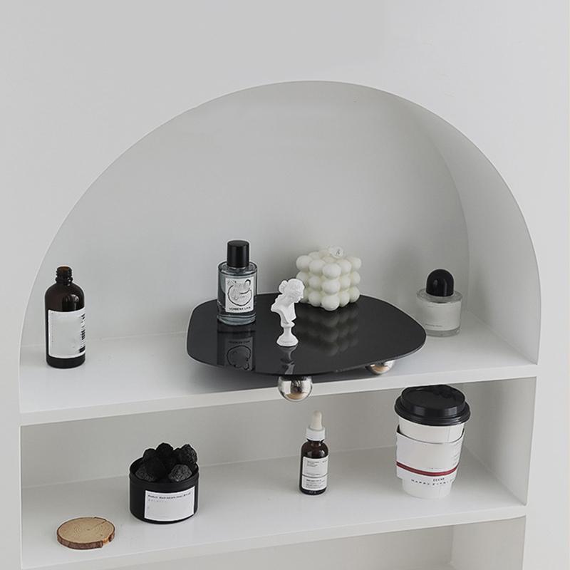 1PC Mirror Creative Background Prop Aesthetic Aesthetic Minimalist Acrylic Photography Tray Modern