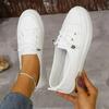 Fashion Women's Shoes Light Pu Leather Casual Shoes Shallow Mouth Single Shoes Women's Sneakers Platform Vulcanized Shoe Walking Flats