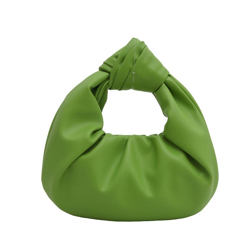 Уличный тренд плиссированная сумка 2024 осень новая фактурная сумка подмышкой женская простая маленькая свежая сумочка