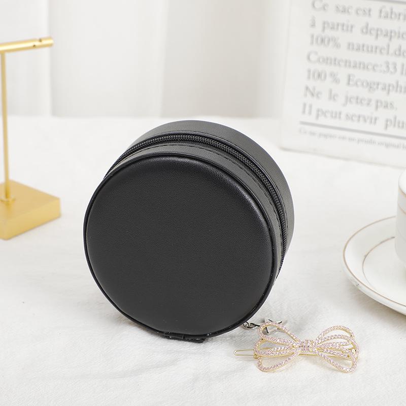 Элегантная коробка для хранения украшений – Круглая подарочная упаковка для серег, ожерелий и пуссет