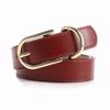 Modern Alloy Ladies Belt With Classic Buckle For Casual Jeans And Office Attire