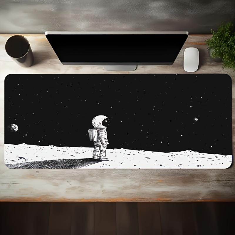 Astronaut Space Theme Large Mouse Pad Beautiful AntiSlip Waterproof Desk Mat Suitable For Office Daily Use