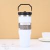 30 Oz Vacuum Insulated Stainless Steel Travel Mug With Handle Car Office Outdoor Use