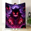 Плед Gengar Haunted Glow Плед для спальни Плед для гостиной Дивана обеденный перерыв Мягкий уютный плед для друга Фестиваль Подарок