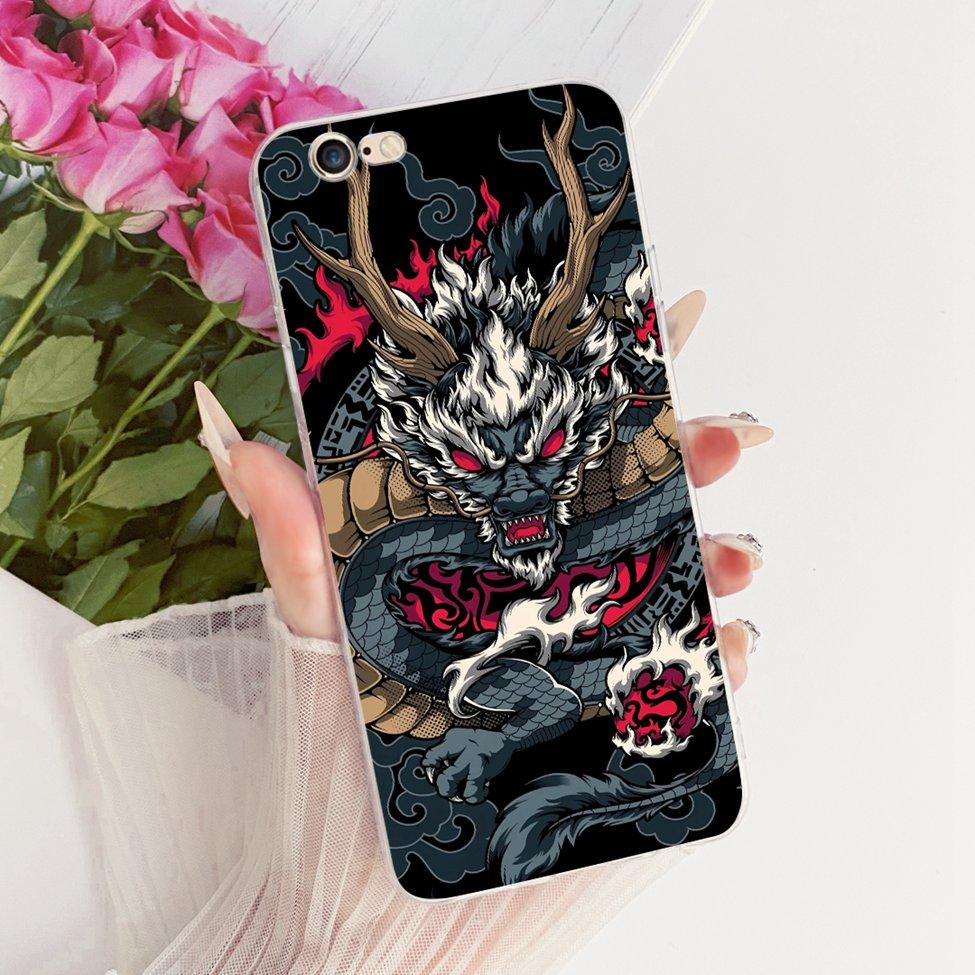 Transparent Casing For iPhone 6s Phone Case For iPhone 6 Cover Luxury Fashion Butterfly Funny Cute Painted
