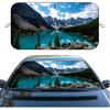 Funny Panda Car Windshield Sunshade, UV Heat Reflector Sun Visor Protector, Foldable Car Sun Shade, Universal Automotive Car Accessories for SUV