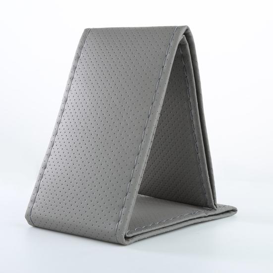 DIY искусственная кожа рулевое колесо автомобиля авто протектор чехол с комплектом игольной нити