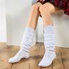 A Pair 80/100/120/150cm Winter Leg Warmer Loose Japanese JK Accessories Pile Pile Socks for Girl