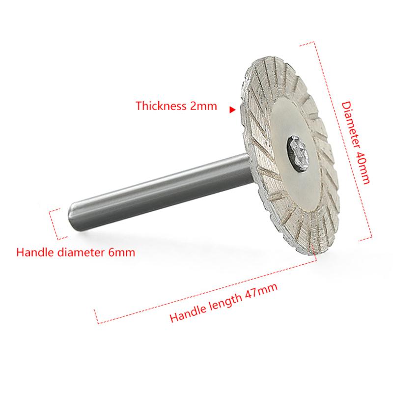 40 мм алмазные отрезные диски турбо мини-лезвие для резьбы по граниту керамическая плитка инструменты для резьбы по камню