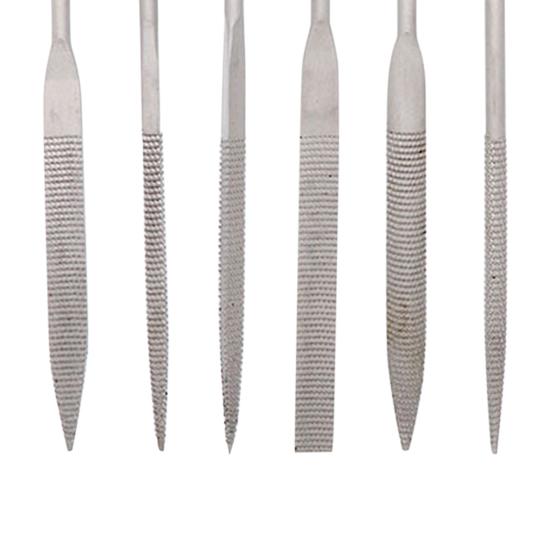 6 шт./компл. напильники с эргономичной ручкой, высокоточные многоцелевые плоские/треугольные/полукруглые/круглые/квадратные/конические напильники Набор ручных напильников дерево пластик резина