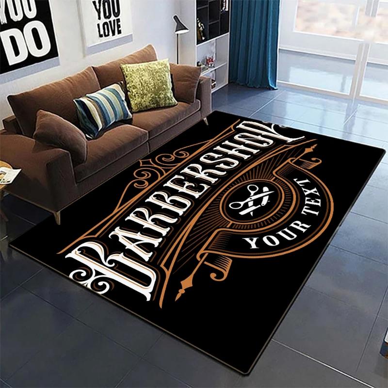 Sign Expert Barber Shop Ковер для гостиной, домашнего декора, дивана, стола, больших ковров, коврика для гостиной, противоскользящего коврика