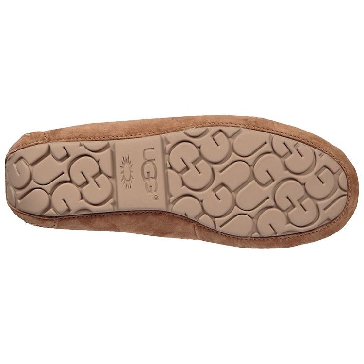 (WMNS) UGG Dakota Pom Pom Slip on Brown Women's 1019015-CHE