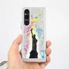 For Sony Xperia 1 V VI VII VIII Xperia 5 V Xperia 10 V VI VII "Graffiti Freedom" Hard Clear Phone Case / Shockproof Sony Cover