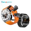 Умные часы Rainbuvvy GT98 TWS 1,53 дюйма HD Большой экран 360x360 IP67 Водонепроницаемые Спортивные часы Bluetooth Android Наушники Часы