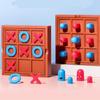 ABS Table Board Games Wooden Tick Tac Toe Decorative Board Creative   Adults