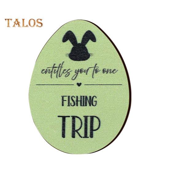 Набор из 30/60 деревянных пасхальных яиц с подарочным пакетом, 30 различных выгравированных высказываний, пасхальный кролик, наполнитель для корзины, многоразовые позитивные награды, пасхальная вечеринка