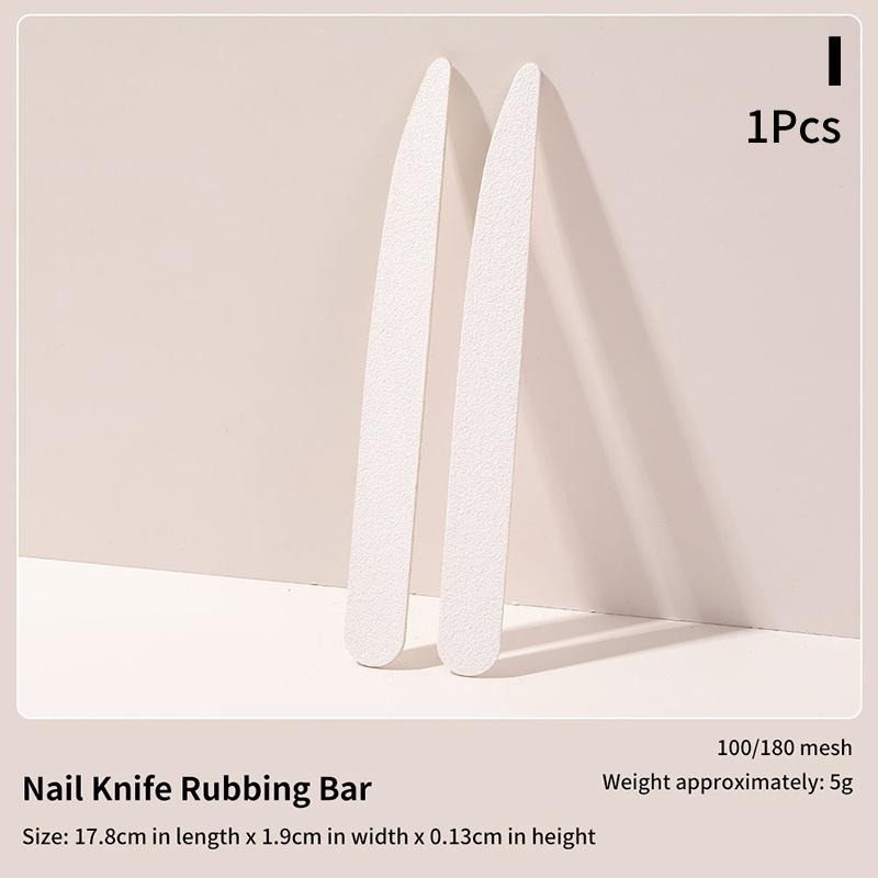 1 шт. смешанная губка для ухода за ногтями, наждачная бумага, пилочка для ногтей, двухсторонние полоски, пилочки для маникюра и дизайна ногтей, прочная мойка