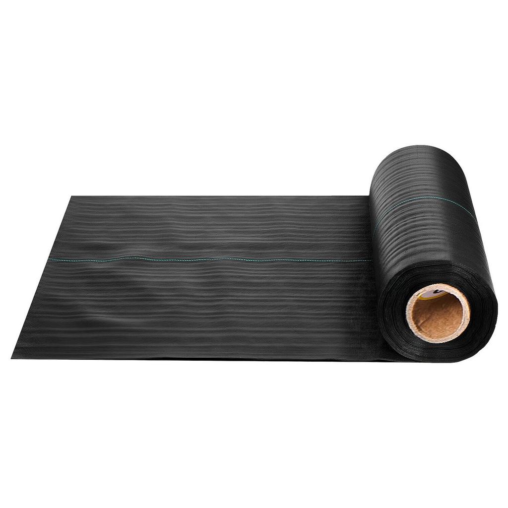 Weed Barrier Fabric Heavy Duty, 0.4 x 15.2m 90.7g Landscape Fabric, Woven Weed Blocker Fabrics, Garden Fabrics Weeds Barrier, Weeds Control Ground