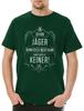 Ich Bin Jäger Herren T-Shirt Jagd Jagen Beruf Hobby Reviermeister Revier Wild