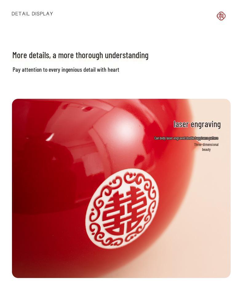 Пара Красных Банк для Свадебных Конфет - Большие Сувенирные Подарки для Приданого