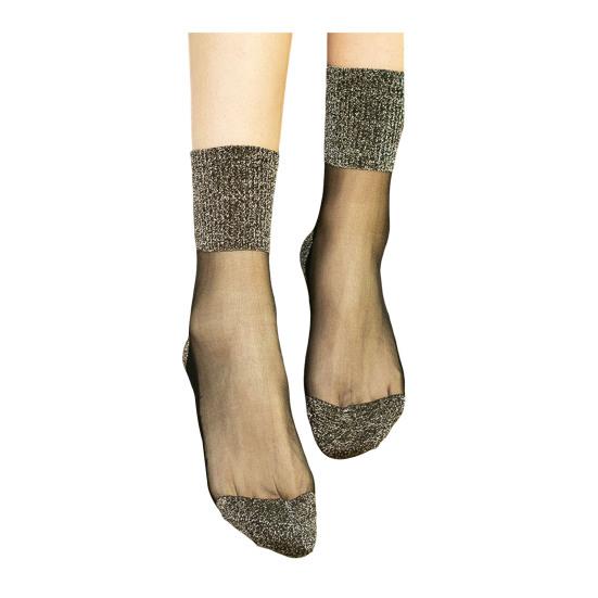 Yousheng 10 пар женских прозрачных блестящих носков до щиколотки, шелковистые прозрачные блестящие носки, ультратонкие блестящие короткие носки для весны и лета