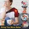 Heated Shoulder Brace Adjustable Heating Shoulder Pad Unisex Heat Therapy Shoulder Massager Wrap for Frozen Shoulder Pain Relief