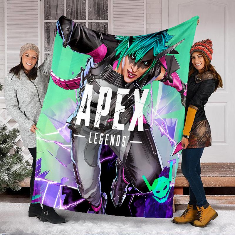 1pc Apex Theme Blanket - Digital Print, Polyester, Cozy for All Seasons, Perfect for Outdoor, and Travel