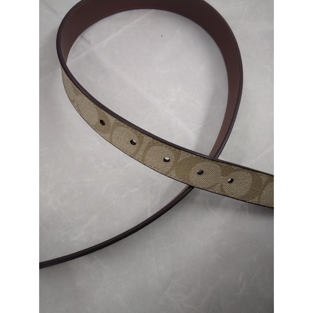 Used COACH Women's all-over pattern belt COACH all-over pattern belt CA516